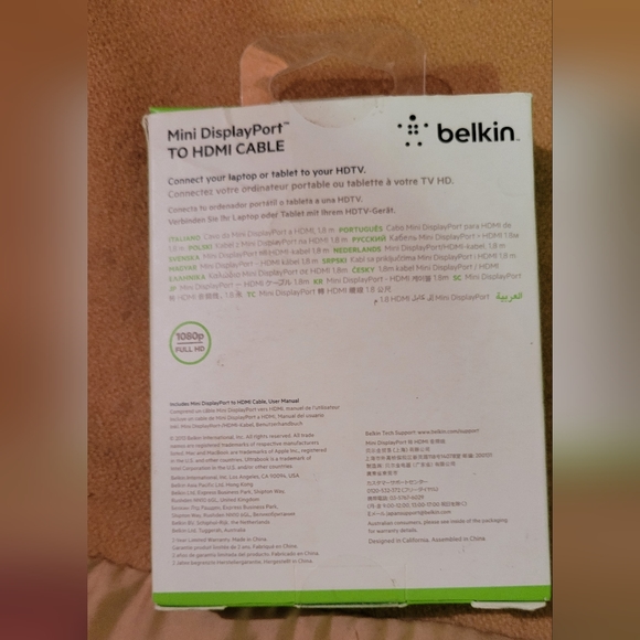 Mini displayport to hdmi cable | NWT - Picture 2 of 7